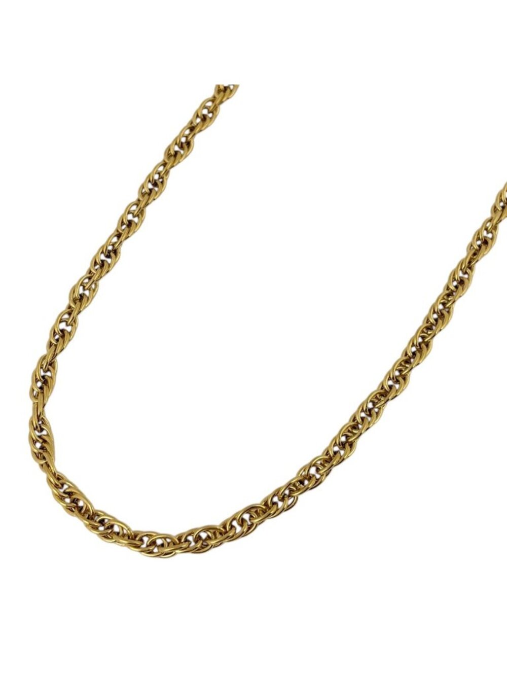 Chanel Necklace Medal Coin Chain Gold Plated
